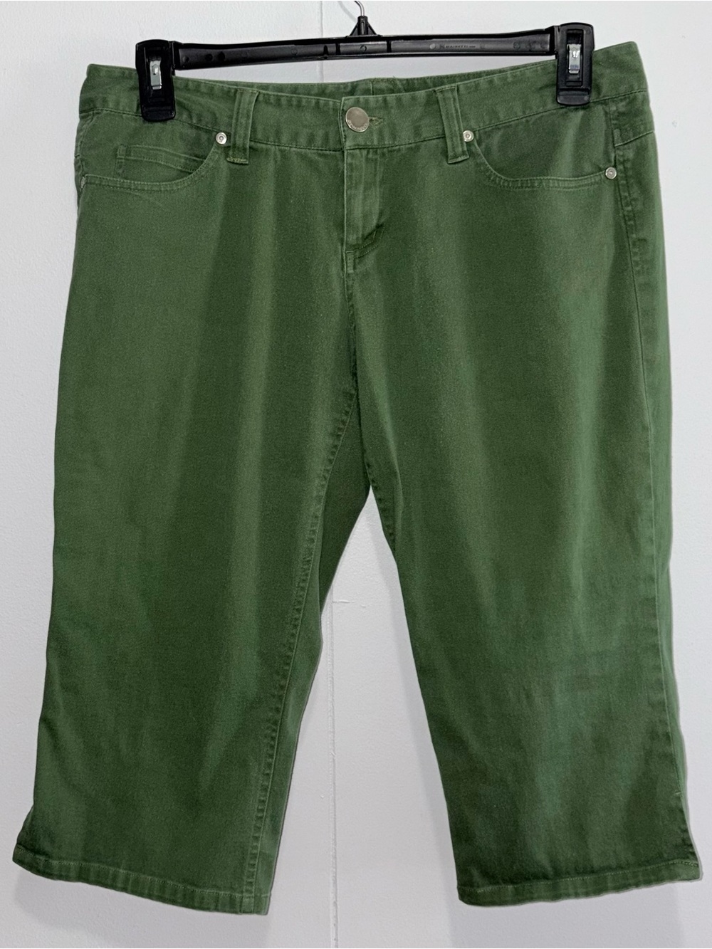 Spacegirlz Green Capri Pants Tagged 15 Stretch Y2K Casual